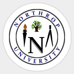 Northrop University (Transparent) Sticker